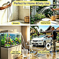 Tuyau flexible en PVC transparent, tube d'eau en plastique haute transparence, découpé sur mesure pour aquarium, jardinage, transfert d'eau, transport d'huile