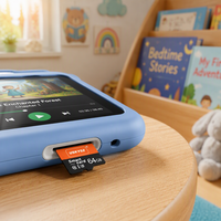 Carte mémoire Flash 8 Go 16 Go 32 Go 64 Go 128 Go Classe 10 Capacité Réelle pour Stylo Lecteur Livre Audio Enfant Plug and Play