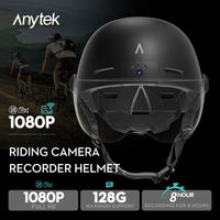 Caméra d'action équitation moto Anti-secousse casque enregistreur caméscope HD vélo monté sur la tête étanche