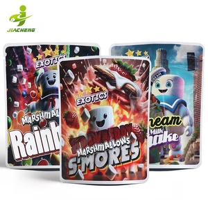 Túi đựng bánh kẹo, kẹo dẻo, chất liệu nhôm tráng nhựa, có khóa zip, in thiết kế tùy chỉnh, chống mùi, kích thước 3.5 inch - Product Image 1