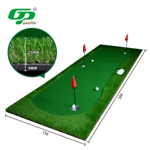 Profesyonel Golf uygulama koyarak yeşil Mat eğitim yardımları kapalı açık Golf eğitmeni simülatörü yardım ekipmanları Golf vuruş yeşil