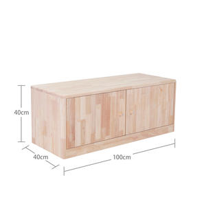 Armoire de plancher en bois massif pour le stockage de la chambre des enfants porte plate avec <span class=keywords><strong>baie</strong></span> <span class=keywords><strong>vitrée</strong></span> TV peut être utilisé pour le stockage des aliments - Product Image 5