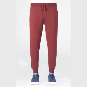 Pantalon de survêtement évasé personnalisé pantalon de jogging en coton léger pantalon de jogging baggy large uni brodé OEM pour hommes style décontracté - Product Image 2