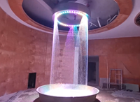 Logiciel de programmation intérieur/extérieur pour le contrôle de l'eau, pluie, rideau d'eau numérique graphique personnalisé, cascade, fontaine