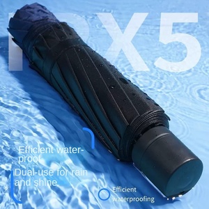 Paraguas Manual Plegable de Tres Secciones, Extra Grande, Reforzado, para Tres Personas, Protección Solar y contra la Lluvia, para Hombres y Mujeres - Product Image 4