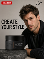 Pâte coiffante mate 100 ml pour hommes – Fixation souple, fini mat, coiffage facile, texture cire-gel – Marque privée OEM ODM Vente en gros