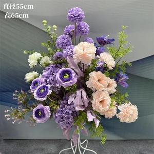 Boule <span class=keywords><strong>de</strong></span> fleurs artificielle géante en soie personnalisable, tournesol et rose, pour <span class=keywords><strong>centre</strong></span> <span class=keywords><strong>de</strong></span> <span class=keywords><strong>table</strong></span> <span class=keywords><strong>de</strong></span> <span class=keywords><strong>mariage</strong></span> bohème romantique - Product Image 4