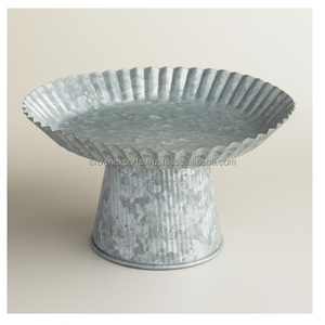 Natural galvanized cake stand for wedding and birthday parties in high quality metal use Cake Tool Metal Cake Stand - Product Image 5