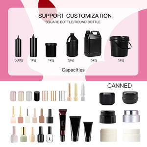 Nail Art Designs Color Gel Polish Inodoro Semipermanente Gel Proveedor Pretty Very Black And White Nails Gel Polish Set - Product Image 6