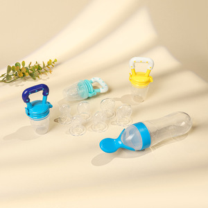 Alimentador de alimentos <span class=keywords><strong>para</strong></span> bebés de silicona sin BPA, cuchara dispensadora de alimentos de 3 oz <span class=keywords><strong>para</strong></span> niños y niñas, <span class=keywords><strong>cucharas</strong></span> de alimentación <span class=keywords><strong>para</strong></span> apretar, suministros <span class=keywords><strong>para</strong></span> bebés - Product Image 2