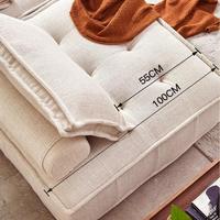 Modulares Design Faltbares Sitzsack-Sofa-Set Einsitzer Abnehmbarer Bezug Weicher Komfort Komprimiert Vakuumverpackt