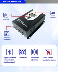 GT năng lượng mặt trời BT/Wifi 10A 20A 30A 40A 50A <span class=keywords><strong>60A</strong></span> <span class=keywords><strong>MPPT</strong></span> năng lượng mặt trời CHARGE <span class=keywords><strong>CONTROLLER</strong></span> 12V 24V cho pin lithium - Product Image 6