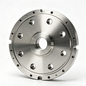 Plaque à bride de précision CNC, en alliage d'aluminium 6061, utilisée pour les équipements d'automatisation et les supports d'outillage. - Product Image 2