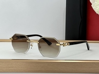 Lunettes de soleil rectangulaires pour femmes, style vintage sans monture, verres taillés en strass, protection UV400, par un créateur de mode