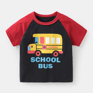 เสื้อยืดลายการ์ตูนสีสันสดใสสไตล์ลำลองสำหรับเด็กผู้ชายรุ่นใหม่ล่าสุดจากซัพพลายเออร์จีน - Product Image 6