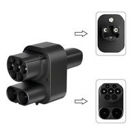 Adaptateur de charge rapide CCS2 vers TESLA/AC DC 250A 500-1000V, état neuf, connecteurs EV compatibles avec les voitures Tesla