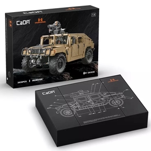 Cada C61036 HUMVE, Bloques de Construcción Autorizados, Modelo de Auto 1:8, Vehículo Todoterreno a Control Remoto, Juguete de Bloques de Construcción - Product Image 5