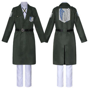 Disfraz de Cosplay de Anime Aot, Disfraz de Levi, Shingek No Kyojin, Abrigo de Soldado de la Legión de Exploración, Chaqueta de Gabardina, Uniforme, Disfraces de Halloween - Product Image 2