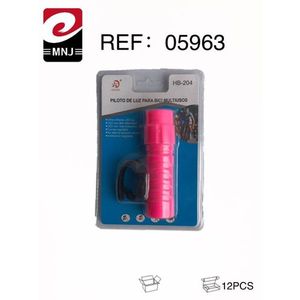 Luce per Bicicletta Multifunzione HB 204 LED Rosa 12 Pezzi - Product Image 3