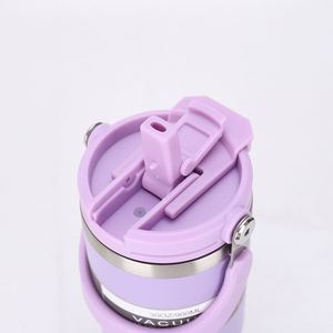 Bouteille isotherme de voyage personnalisée en acier inoxydable 304 de 30 oz avec poignée, revêtement poudré, pour sports de plein air - Product Image 5