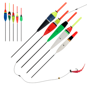 Lot de 10 flotteurs de pêche en mousse colorés, matériel de pêche, avec <span class=keywords><strong>paillettes</strong></span> intelligentes à Led, pour airsoft - Product Image 2