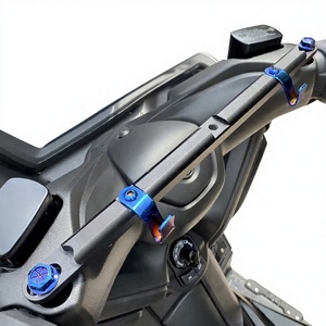 Compatible con las barras de extensión de aleación de aluminio mejoradas Yamaha XMAX, soportes de extensión NMAX, barras de equilibrio y ganchos para barras transversales. - Product Image 5