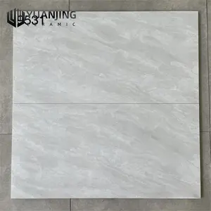 Popular beige white marble floor tiles top quality China Foshan glossy porcelain ceramics tiles for living room bathroom kitchen