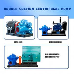 Bomba Centrífuga Industrial de Doble Succión de Alta Presión y Gran Caudal con Carcasa Dividida Horizontal para Tratamiento de Agua e Industria Química - Product Image 4