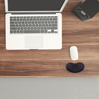 Repose-poignet ergonomique en mousse à mémoire de forme pour souris d'ordinateur, PC Gaming - Conception à trous de massage - Repose-poignet pour souris