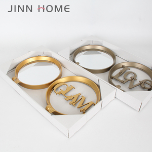 Jinn Home Hot Selling Wall Art New Design Glass Mirror Hanging Ornament <strong>Plastic</strong> <strong>Decorative</strong> <strong>Item</strong> - Product Image 2