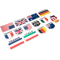 Italie drapeau National 3D métal emblème Badge voiture style moto autocollant autocollant pour Peugeot citroën Chevrolet Skoda
