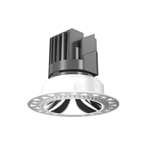 OEM 알루미늄 10w COB 눈부심 방지 깜박임 무료 CRI90/97 실내 조명을위한 recessed 천장 downlight