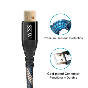 Skw audiophiles <span class=keywords><strong>USB</strong></span> 2.0 <span class=keywords><strong>DAC</strong></span> Cáp âm thanh cho máy tính để <span class=keywords><strong>DAC</strong></span> <span class=keywords><strong>USB</strong></span> Loại A để <span class=keywords><strong>USB</strong></span> Loại B Cáp máy in - Product Image 3
