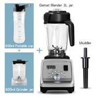 Mixeur-broyeur 3-en-1 multifonction 4200 ml, robot culinaire haute puissance, mixeur commercial pour smoothies