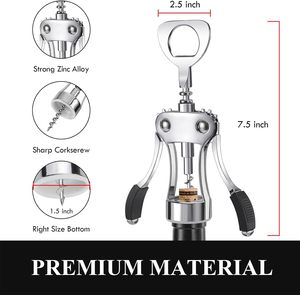Sacacorchos de Vino Personalizados con Impresión Funcional, Accesorios de Bar Económicos, Sacacorchos de Camarero para Promoción - Product Image 1