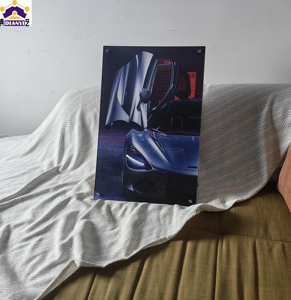 Mural de papel pintado de coche LED 3D personalizado, tema de café Hotel decoración de arte de pared 3D habitación dormitorio decoración de Mural de techo - Product Image 4