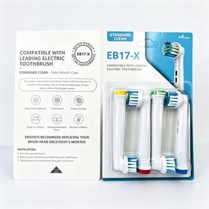 Lot de 4 têtes de brosse de rechange pour brosse à dents électrique, en stock - Product Image 3