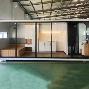 Cabine Apple Bureau de thé mobile Salle de réception Salle de <span class=keywords><strong>soleil</strong></span> Espace extérieur Capsule Paysage pour B & B Hôtel Kiosque en acier pour villa - Product Image 6