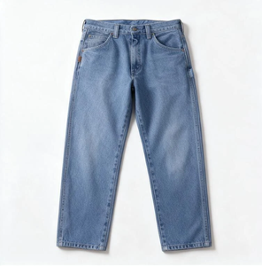 Wangsheng für Riggs Workwear Herren Gerade Geschnittene Utility-Jeans mit Mittlerer Taille, Mittelstarker Waschung, Denim-Ripstop, Zimmermanns-Jeans Victory Indigo 36W X 30L - Product Image 1