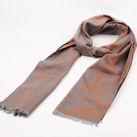 Nouvelle arrivée 2026 Automne & Hiver Luxe Écharpe 100% soie brossée Fabrication exquise sur mesure Écharpe pour homme