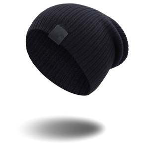 Tendencia logotipo personalizado venta al por mayor Unisex acrílico liso tejido sombrero barato Vintage cálido gorro de invierno - Product Image 5