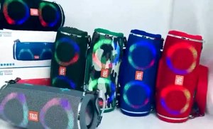 Altavoz de luz LED inalámbrico BT resistente al agua IPX4 portátil, reproducción de disco USB, Control remoto para actividades al aire libre, Audio, Playback-TG642 - Product Image 2