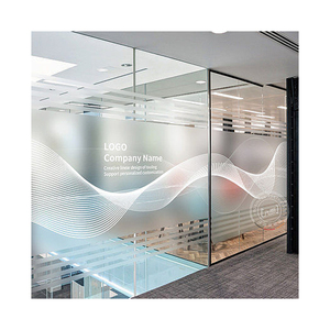 Vente directe usine – Film adhésif givré noir en PVC pour vitres de centres commerciaux extérieurs, <span class=keywords><strong>autocollant</strong></span> givré noir auto-adhésif pour portes - Product Image 2