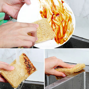 Estropajos <span class=keywords><strong>de</strong></span> Limpieza para Cocina 100% Naturales Biodegradables Orgánicos <span class=keywords><strong>de</strong></span> <span class=keywords><strong>Luffa</strong></span> para Platos y Baño, Exfoliantes - Product Image 5