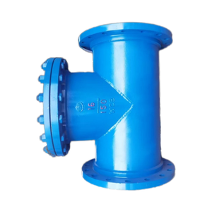 WCB Kohlenstoff-Edelstahl T-förmiger Flansch-Schieber <span class=keywords><strong>DN150</strong></span> PN16 Industrieller Rohrleitungsfilter zur Wasserfiltration - Product Image 3