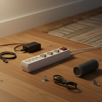 Prises de rallonge multiples bon marché Eu Multiple Plug Electric Power Strip