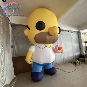 Enfants aire de jeux décoration gonflable mascotte gonflable dessin animé Charater avec beignet - Product Image 6