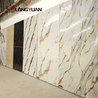Panneau mural décoratif en PVC imitation pierre ignifuge, livraison rapide, revêtement intérieur pour salon