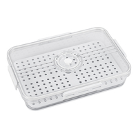 Boîte de rangement pour cigares en plastique transparent personnalisée, boîte à cigares hermétique avec logo