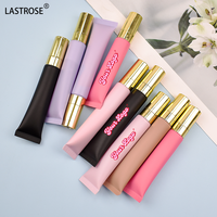 Gloss à lèvres brillant à marque privée, rouge à lèvres liquide longue tenue, tube souple à embout métallique, huile repulpante pour les lèvres